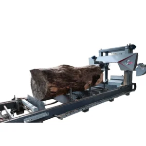 Trak-Met TTP-700/1200 Premium Plus vízszintes rönkvágó szalagfűrész hidraulikával