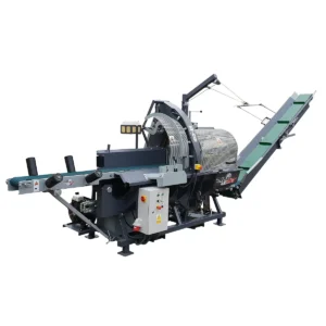 Trak-Met PLD-450 automata hasító-daraboló gép 25-30 tonnás hasítóerővel