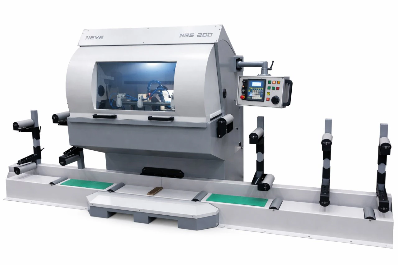 NEVA NBS 200 CNC automata szalagfűrészlap élező 1 NEVA NBS 200 CNC automata szalagfűrészlap élező gép a Nobara Gép kínálatában