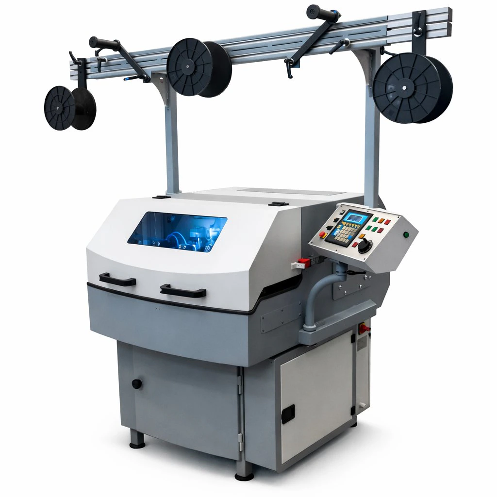 NEVA NBS 82 CNC szalagfűrészlap élező gép 3 A NEVA NBS 82 CNC szalagfűrészlap élező modern kezelőpanelje és zárt munkatere