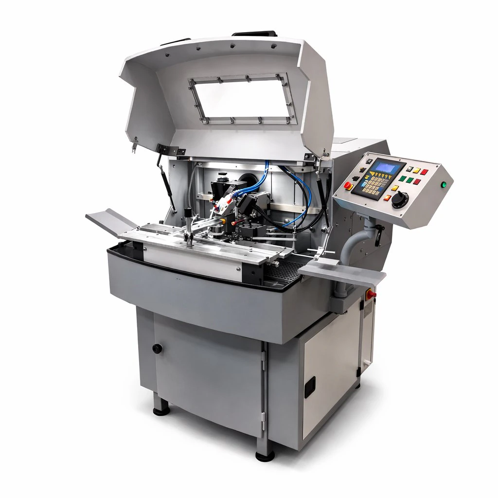 NEVA NBS 82 CNC szalagfűrészlap élező gép 4 Precíziós fogprofil-kialakítás NEVA NBS 82 CNC automata élezőgéppel